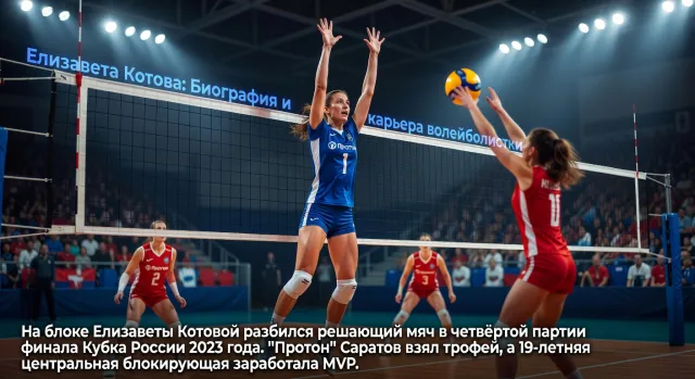 Елизавета Котова: Биография и карьера волейболистки